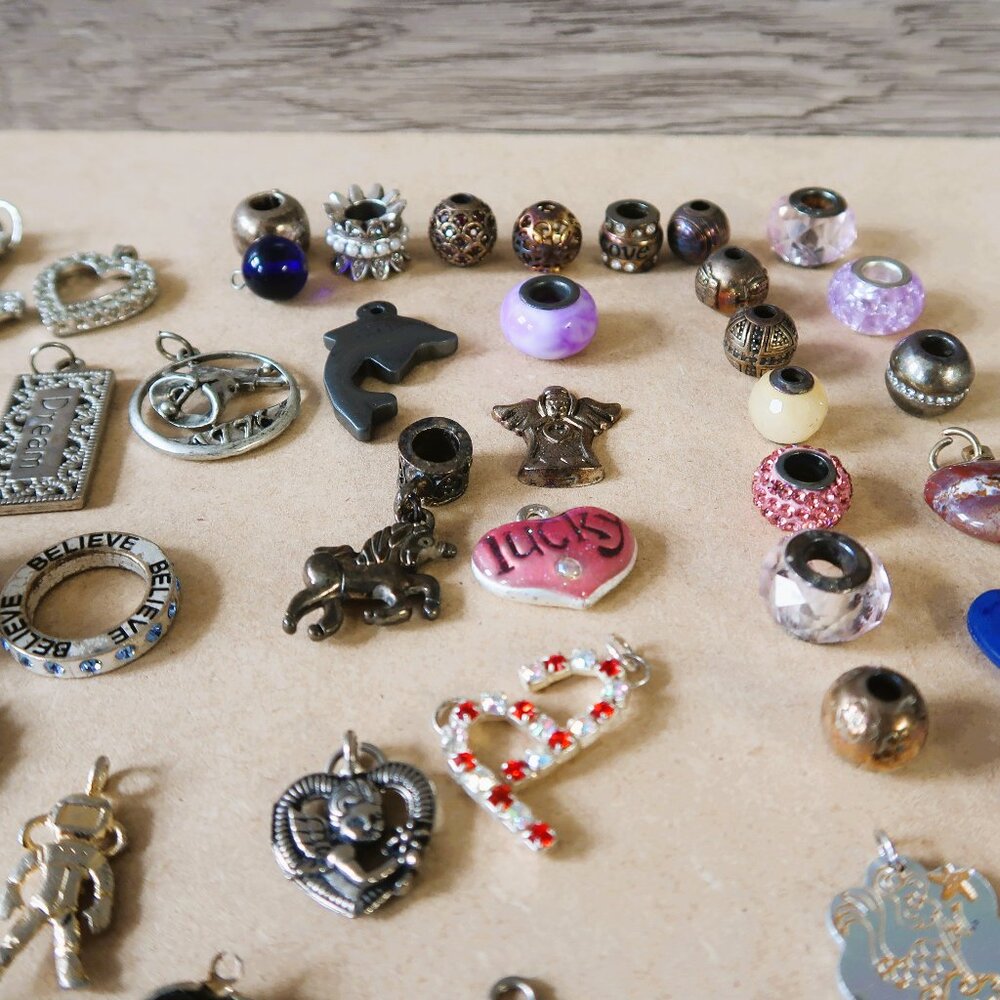 Jewelry Maker Charm 100pc Bundle Some 925 Sterling Silver Bulk Craft Supplies